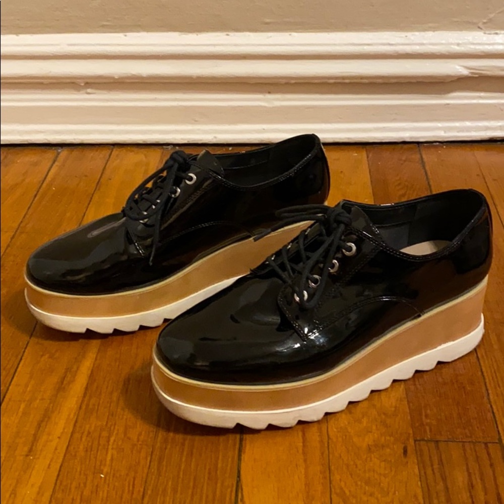 ALDO Patent Leather Platform Oxfords